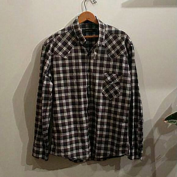 Takeshy Kurosawa‎ Button Down Shirt. Plaid. XL - Picture 1 of 4